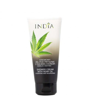 Crème de douche à l'huile de chanvre India 200 ml