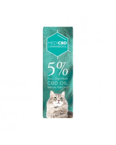 Huile de CBD 5% pour chat