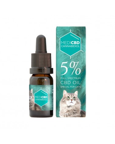 Huile de CBD 5% pour chat