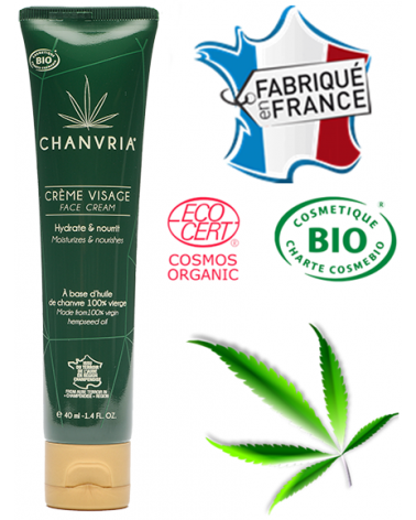 CRÈME VISAGE BIO 40 ML CHANVRIA