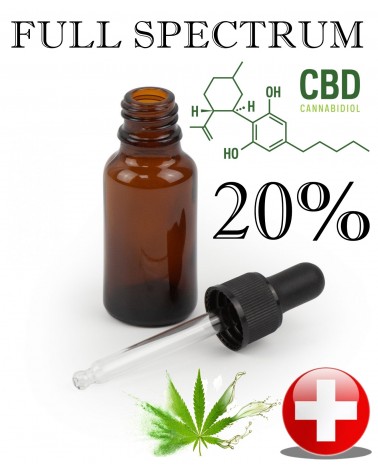 Huile de CBD 20% Full Spectrum White Label