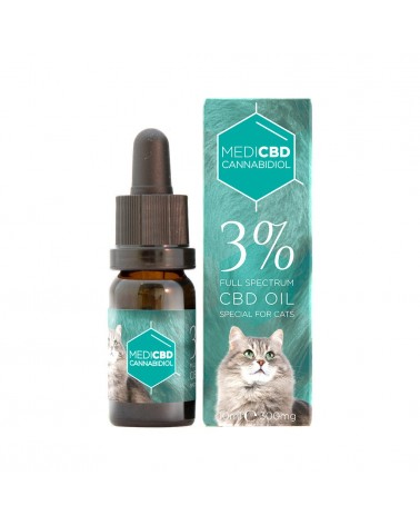 Huile de CBD 3% pour chat