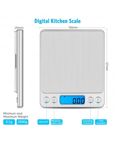 Balance de précision de 0,01g à 500g