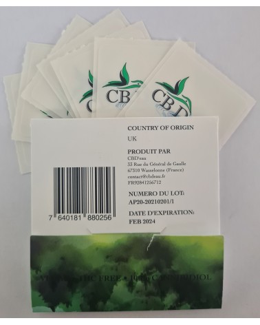 Patch CBD 7x20mg topiques