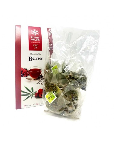 Thé fruits rouges 3% CBD