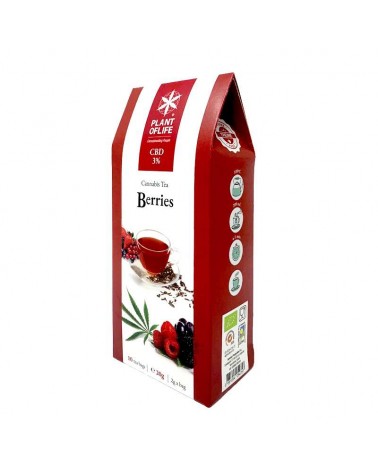 Thé fruits rouges 3% CBD