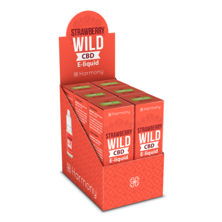 E-liquide CBD Wild Strawberry Fraise sauvage 10ml (100mg)