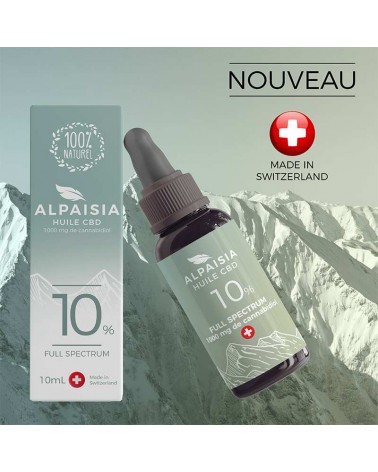 Huile de CBD 10% Alpaisia