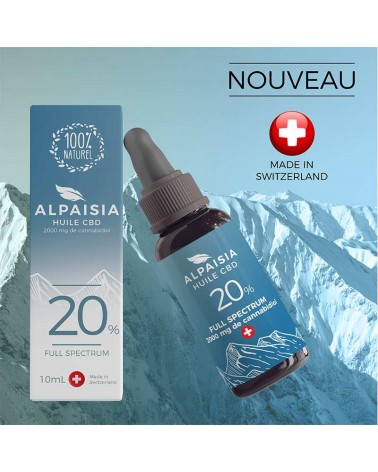 Huile de CBD 20% Alpaisia