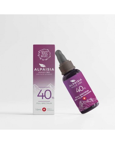 Huile de CBD 40% Alpaisia