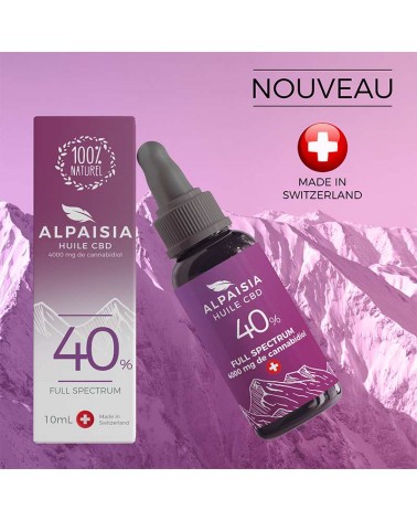 Huile de CBD 40% Alpaisia