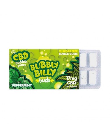 Chewing-gum CBD 17mg menthe poivrée (Seul)