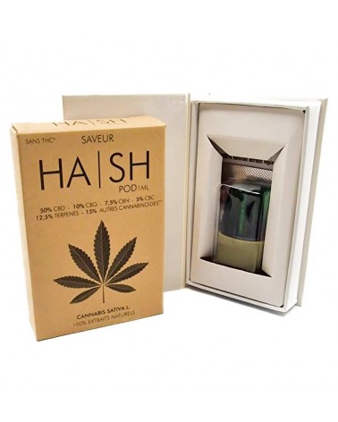 Pod CBD goût Hash VAZEGREEN