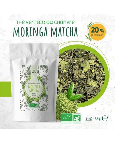 Thé vert BIO Chanvre Moringa Matcha