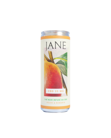 Canette Jane CBD Pêche et Romarin