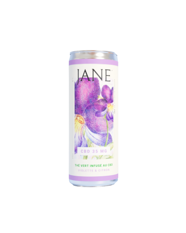 Canette CBD Jane Violette et Citron