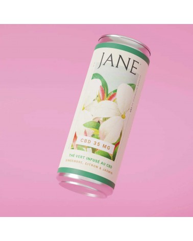 Canette CBD Jane Gingembre, Citron et Jasmin