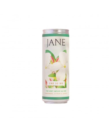 Canette CBD Jane Gingembre, Citron et Jasmin