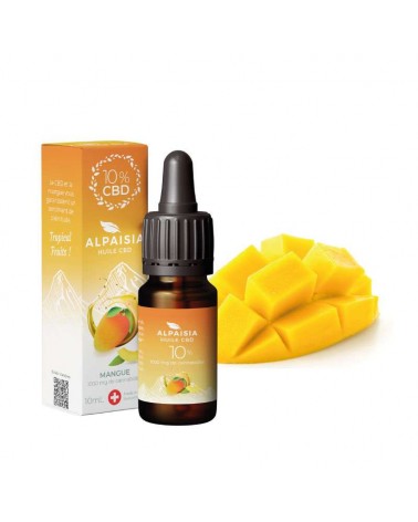 Huile de CBD 10% Alpaisia Parfum Mangue