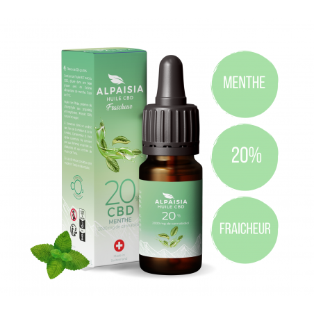 Huile de CBD 20% ALPAISIA Menthe