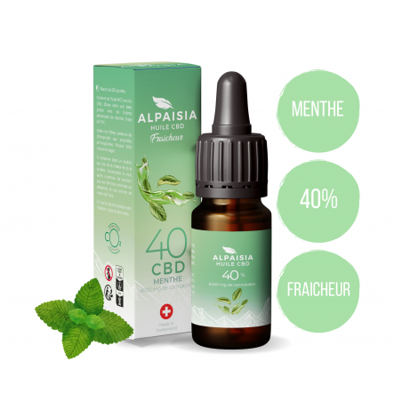 Huile de CBD 40% ALPAISIA Menthe