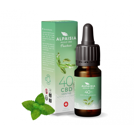 Huile de CBD 40% ALPAISIA Menthe