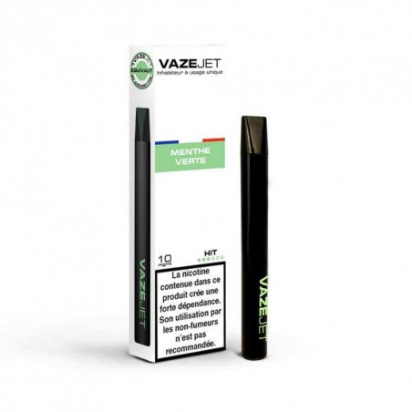 E-cigarette jetable VAZEJET Menthe Verte (10 mg)