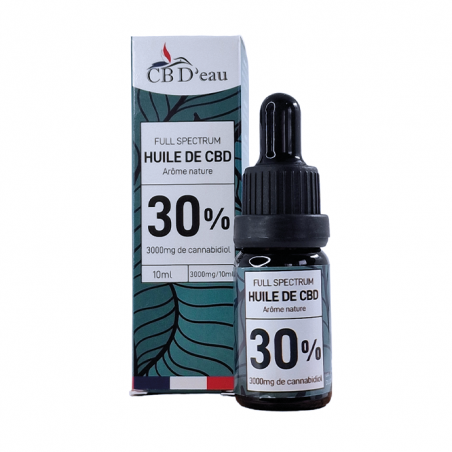 Huile de CBD 30% Full Spectrum CBD'eau 10ml