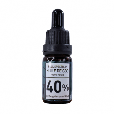 Huile de CBD 40% Full Spectrum CBD'eau 10ml