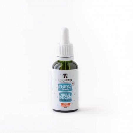 Huile de CBD 250mg pour grand chien 30ml FORT