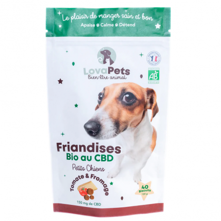 Friandises CBD 150mg pour petits chiens