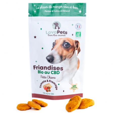 Friandises CBD 150mg pour petits chiens