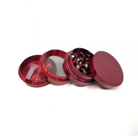 Metal Grinder 43mm 4 parties (Rouge)