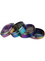 Grinder 50mm 4 Parties Epoxy Rainbow | Zorr (Modèle 2)