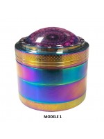 Grinder 50mm 4 Parties Epoxy Rainbow | Zorr (Modèle 2)