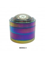 Grinder 50mm 4 Parties Epoxy Rainbow | Zorr (Modèle 2)