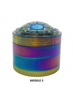 Grinder 50mm 4 Parties Epoxy Rainbow | Zorr (Modèle 2)