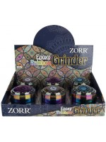 Grinder 50mm 4 Parties Epoxy Rainbow | Zorr (Modèle 2)