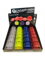 Grinder en plastique 60mm 4 parties | Champ High (Rouge)