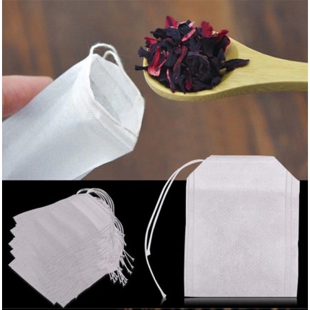 Lot de 100 Sachets à infusion réutilisables