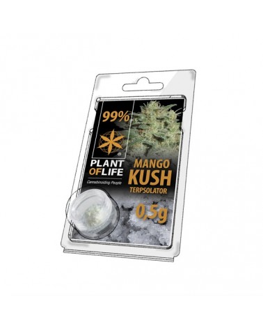 Cristaux de CBD aromatisés Mango Kush 99% pur 500mg