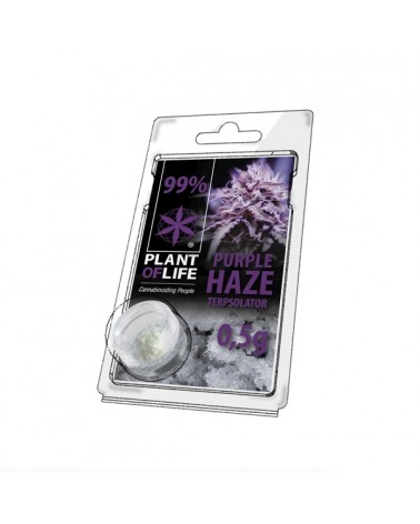 Cristaux de CBD aromatisés Purple Haze 99% pur 500mg