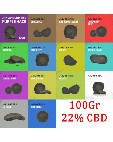 Jelly 22% de CBD 100gr (PURPLE HAZE)