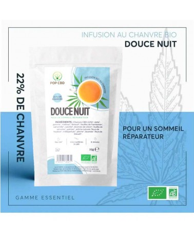 Infusion Chanvre BIO DOUCE NUIT